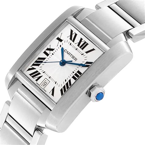 cartier watch blue hands